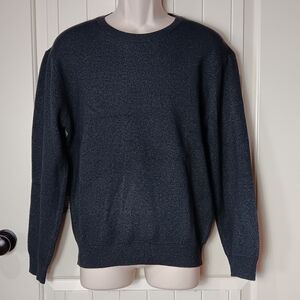 NWT Tahari Men's Viscose Blend Charcoal Melange Dark Gray Sweater Size S